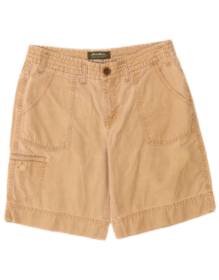 Eddie Bauer Cargo Shorts til kvinder US 2 XS W28 Beige Bomuld