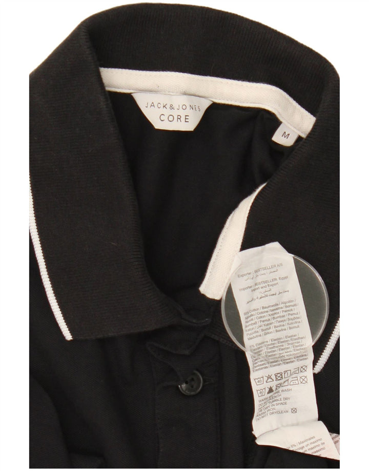 Jack & Jones herre poloshirt Medium sort bomuld