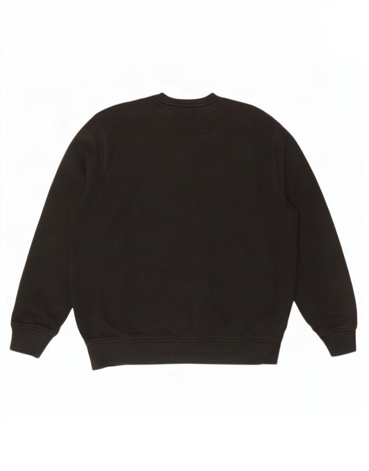 Lacoste Herre Sweatshirt Jumper Størrelse 6 XL Sort Bomuld