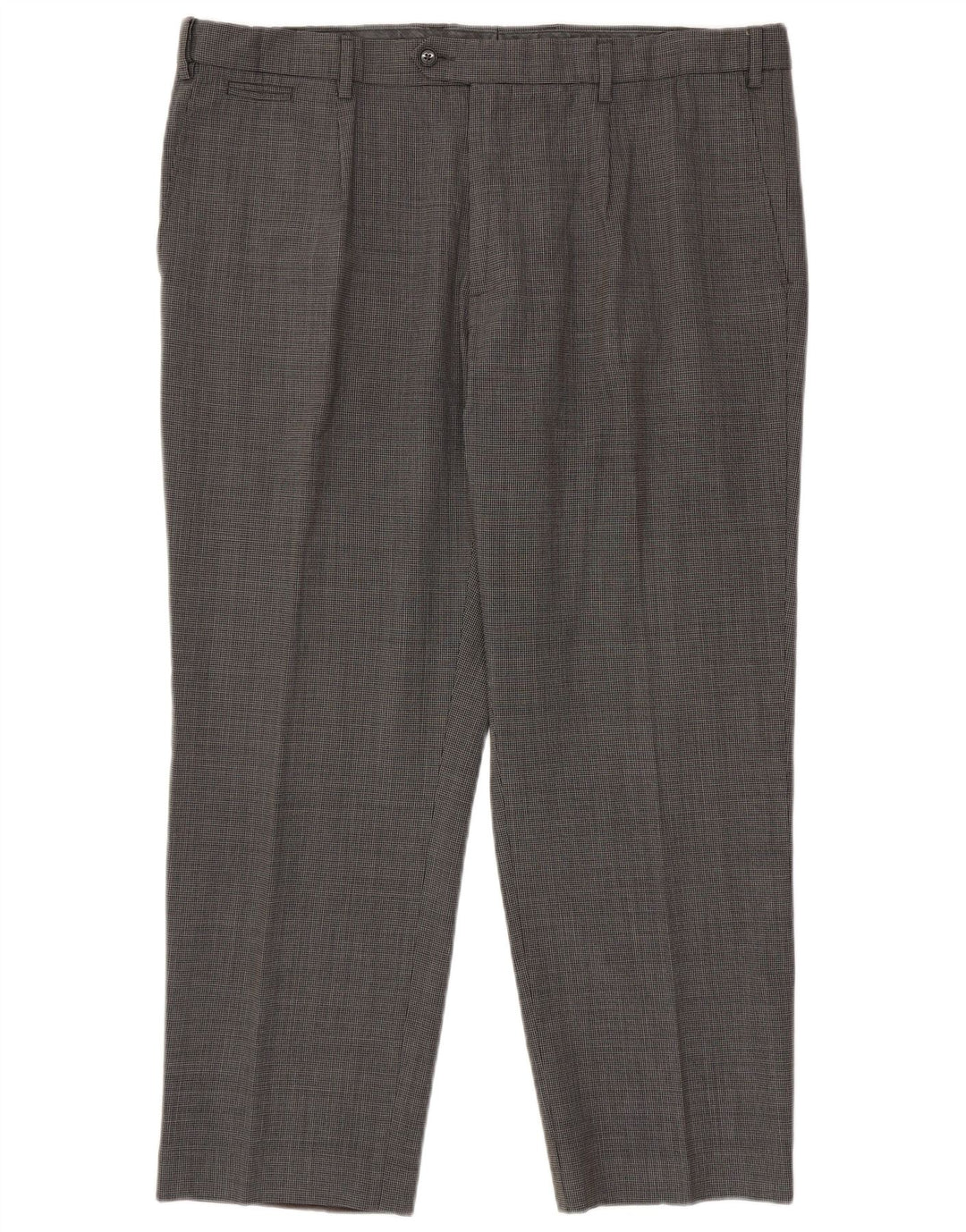 Marks & Spencer Herre Regular Fit Suit Bukser W42 L29 Black Houndstooth