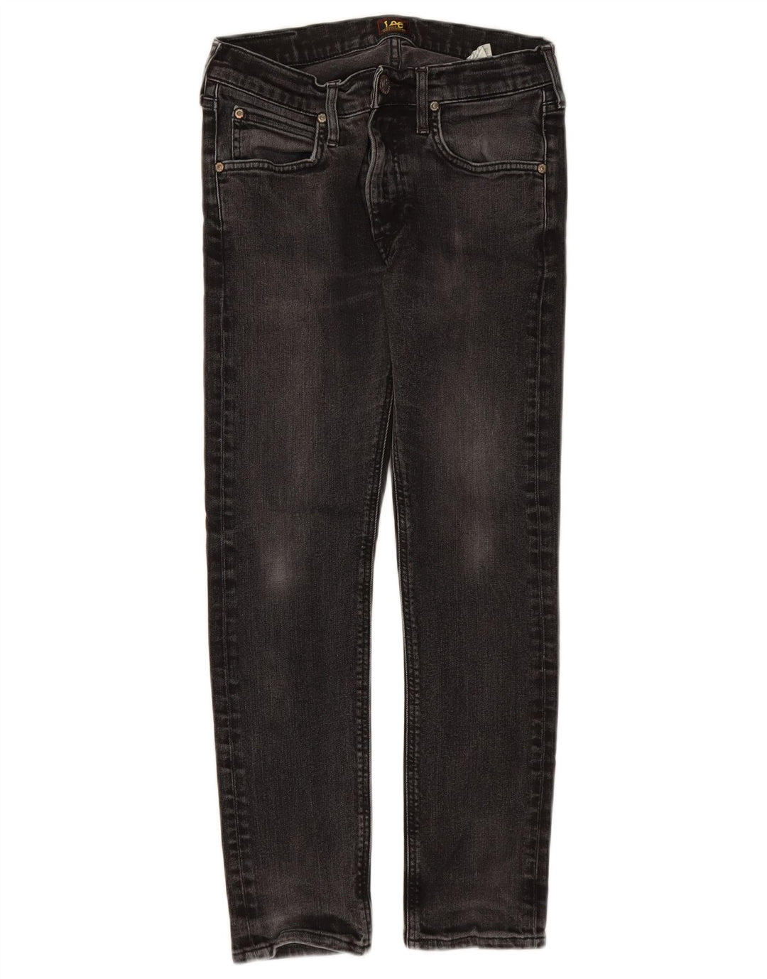 LEE Dame Luke Slim Jeans W29 L26 Grå Bomuld