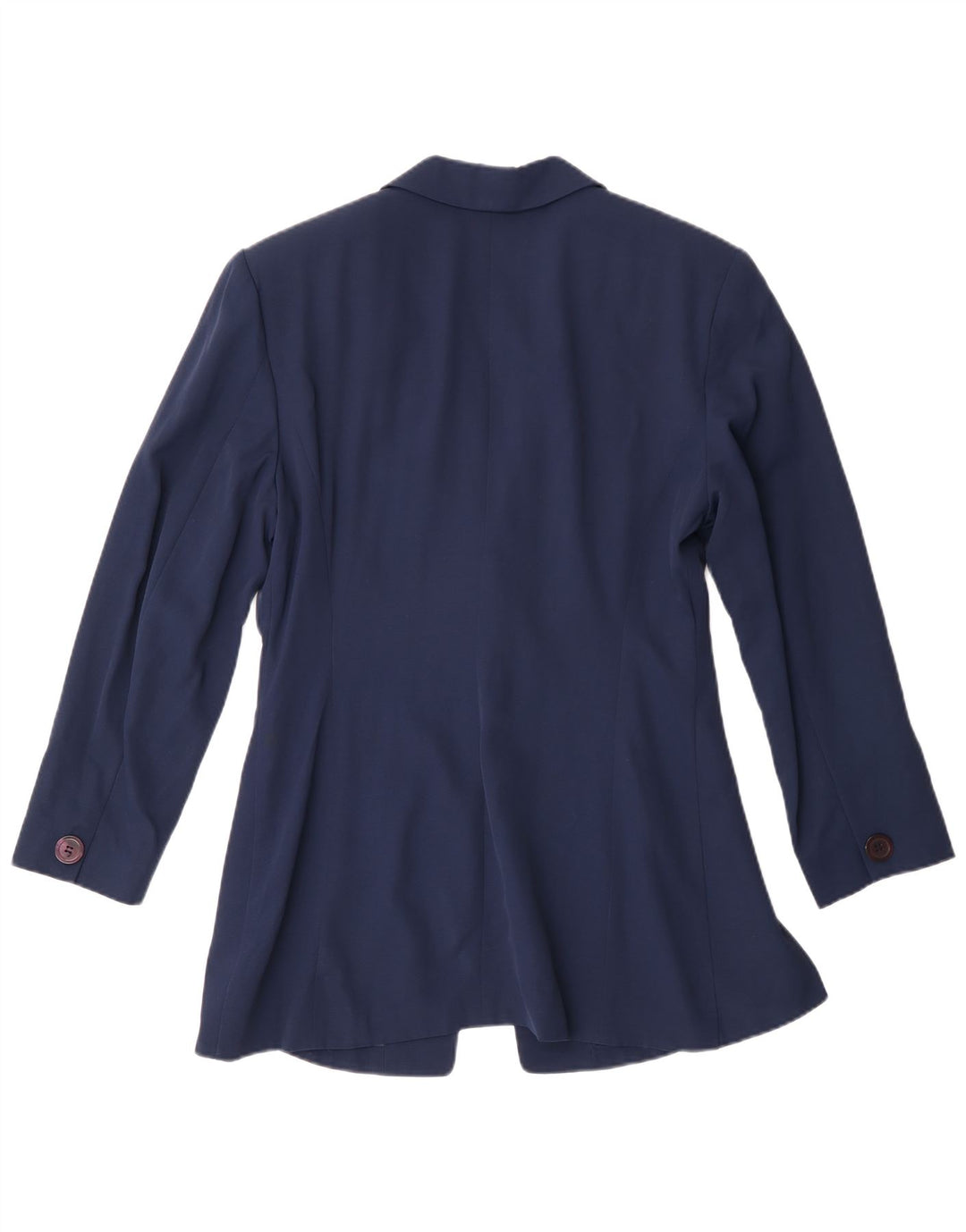 Vintage Dame 1 Knap Blazer Jakke IT 44 Medium Navy Blue Acetate