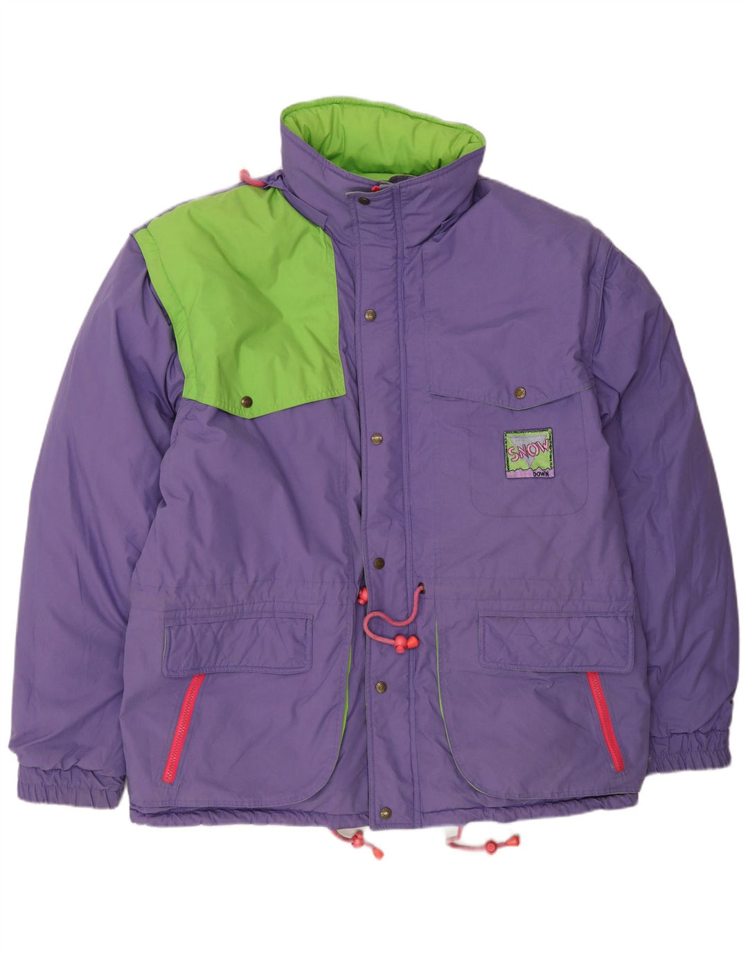 MC Kee's Herre vendbar polstret jakke UK 42 XL Grøn