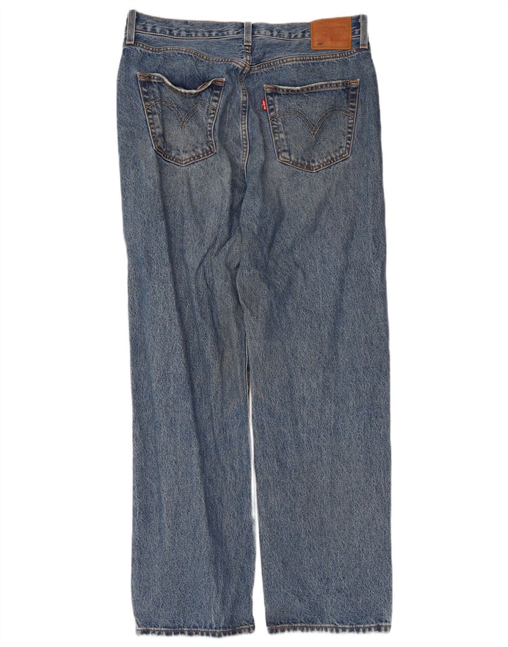 Levi's Herre 501 Straight Jeans W30 L30 Blå Bomuld