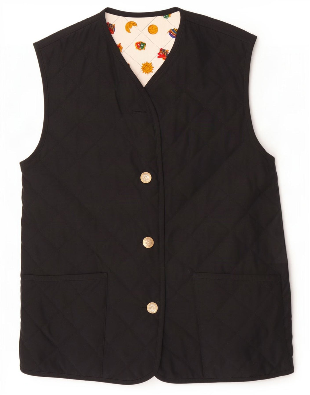 Schneiders Dame Quiltet Gilet UK 12 Medium Sort Polyester