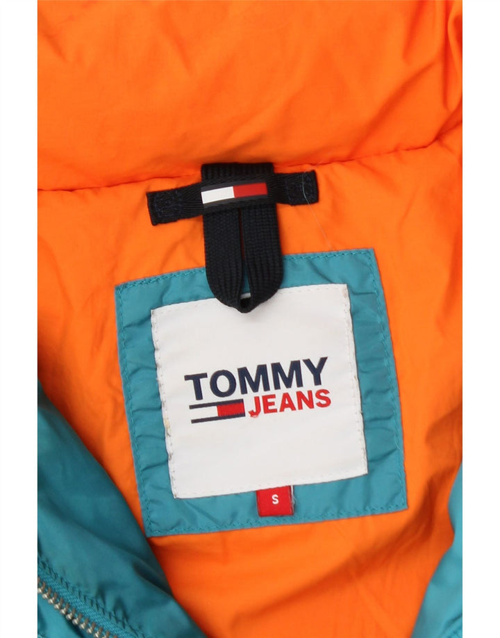Tommy Hilfiger Dame Oversized Polstret Jakke UK 10 Small Blue Polyamide