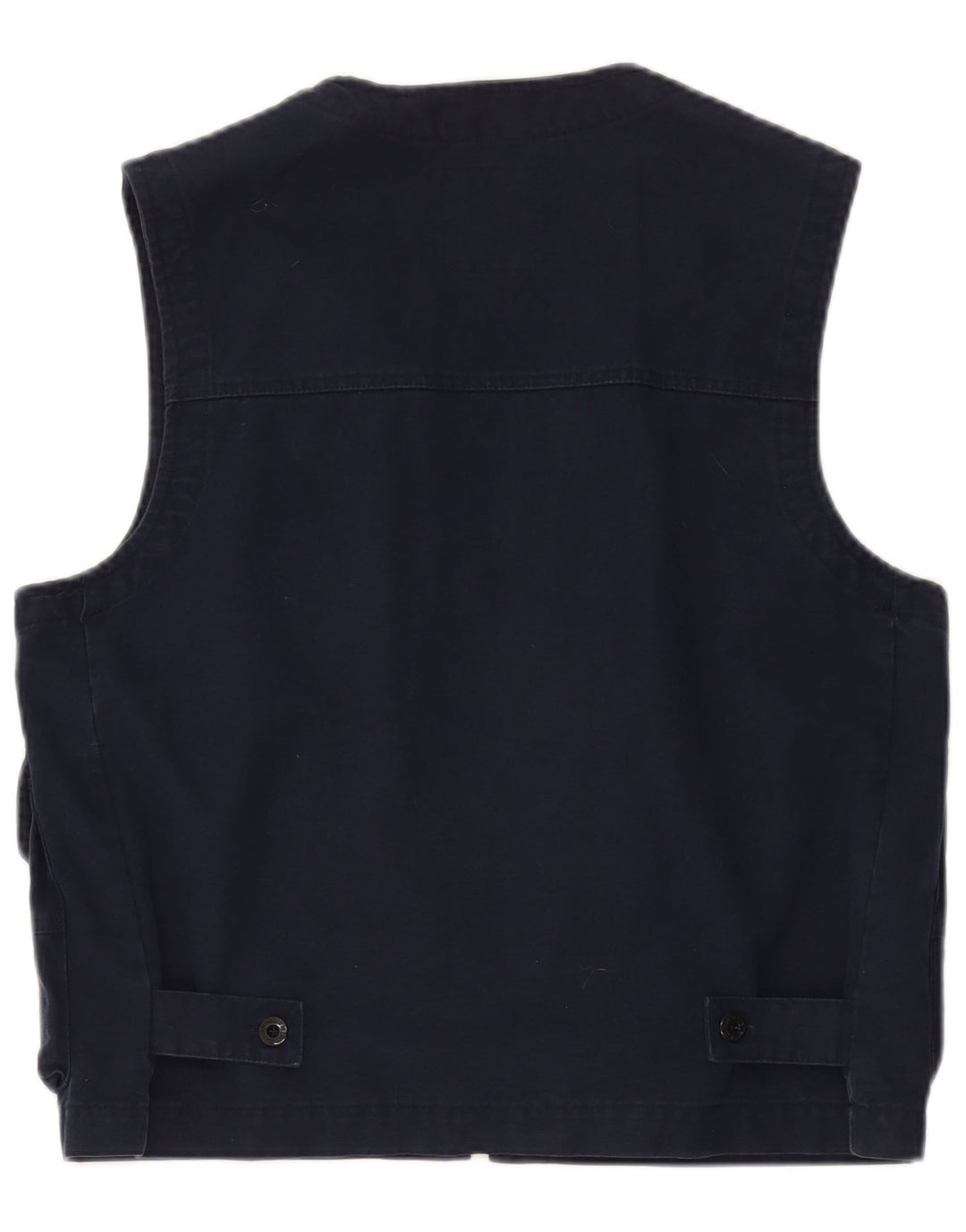 Weipper Herre Utility Gilet UK 38 Medium Navy Blue Cotton