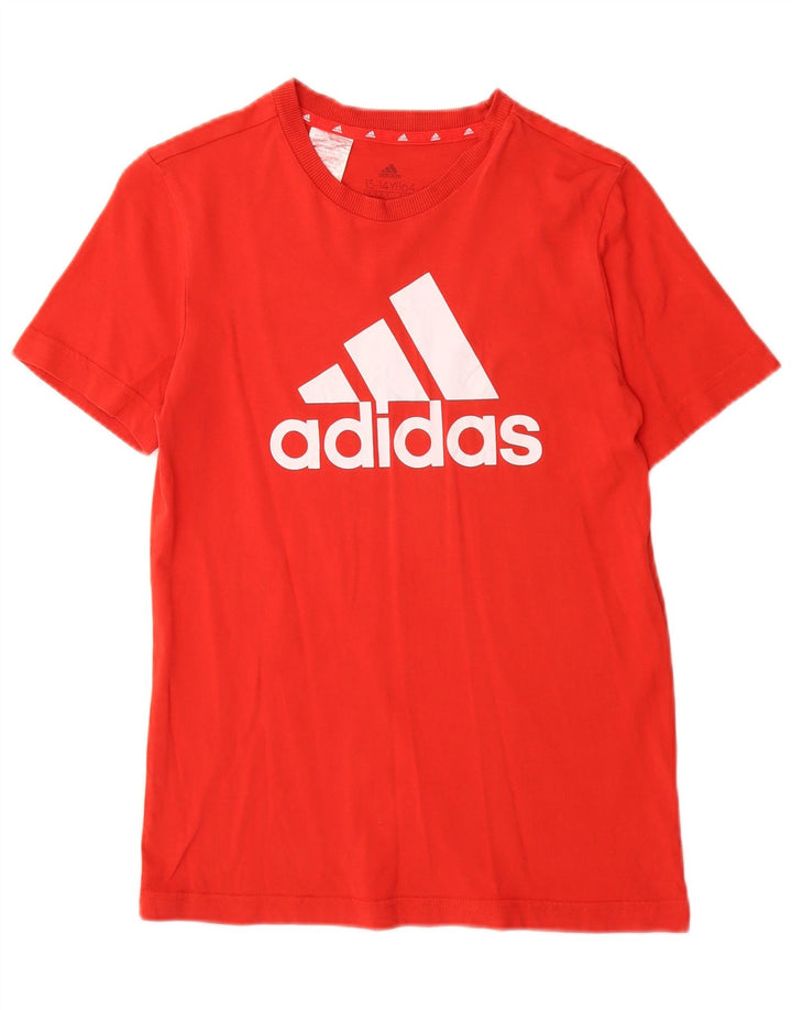 Adidas drenge grafisk t-shirt top 13-14 år rød