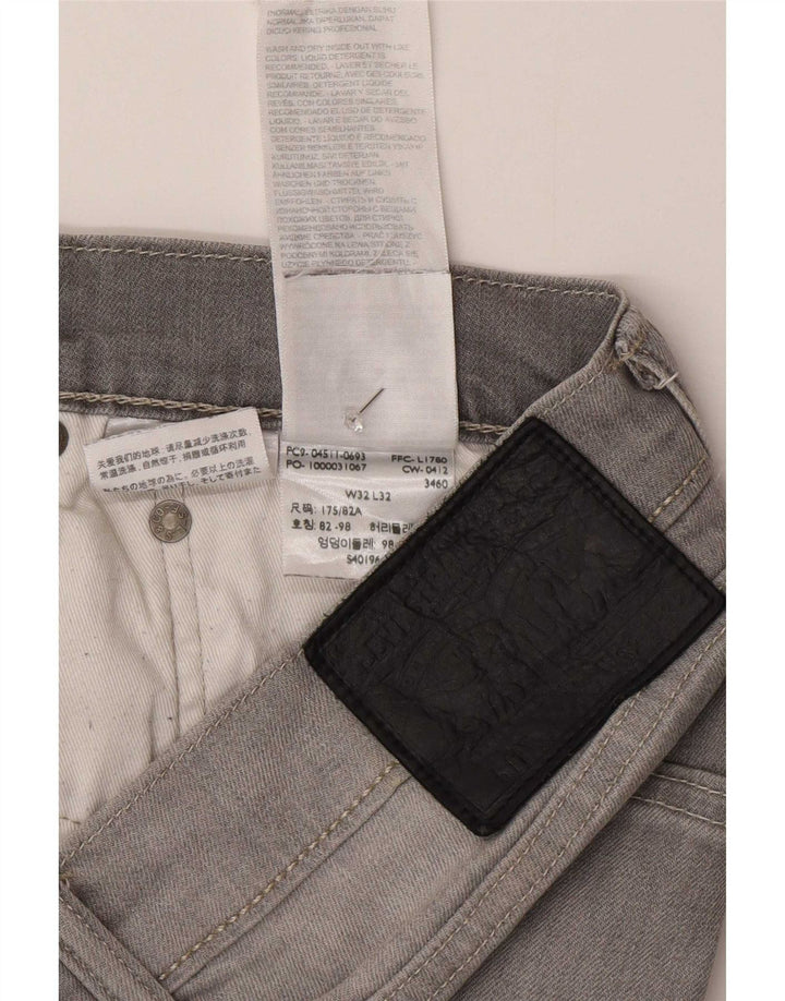 Levi's Herre 511 Slim Jeans W32 L32 Grå Bomuld