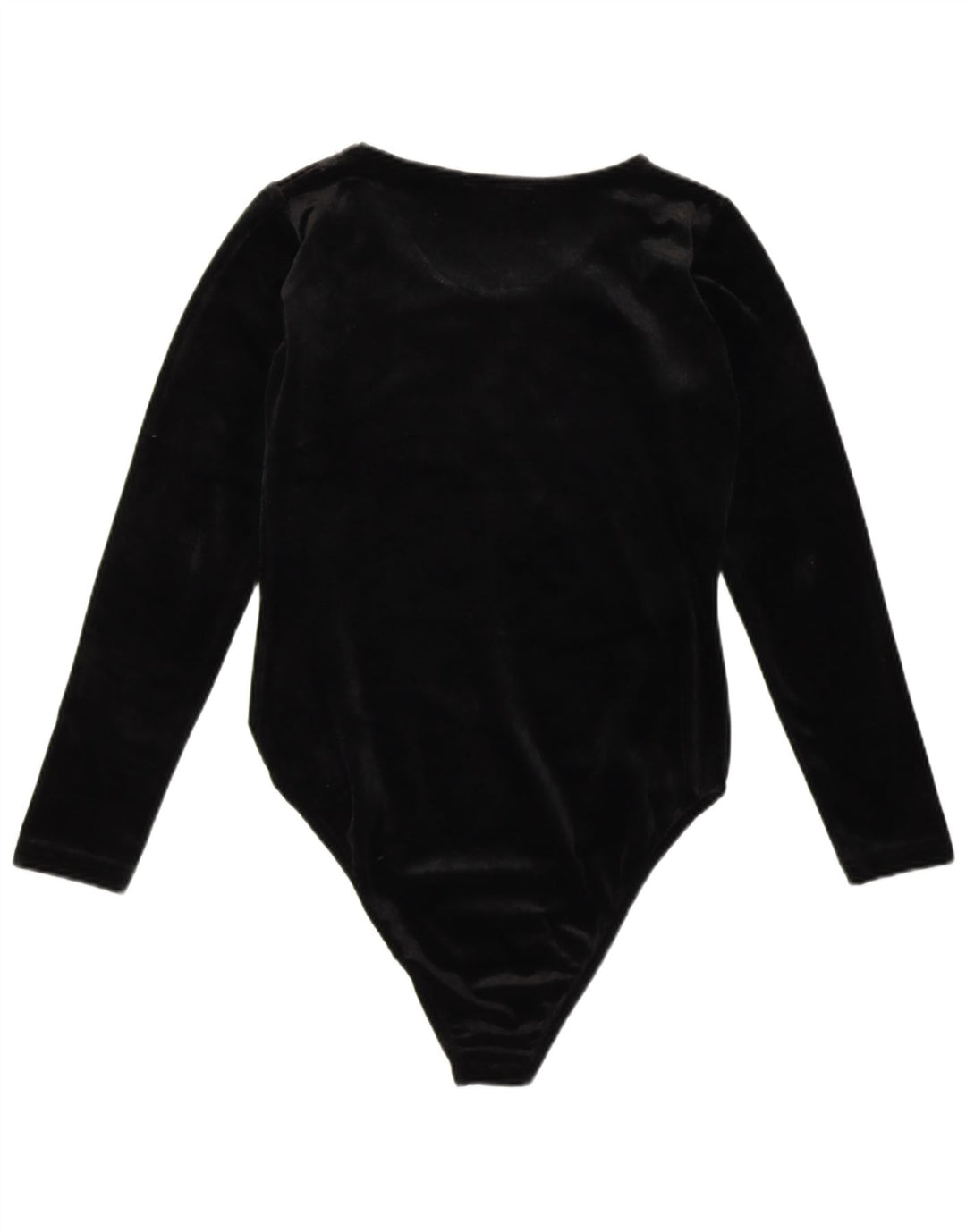 GIANI FEROTI Womens Velvet Bodysuit UK 14 Medium Black Polyester