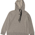 Under Armour Dame Oversized Hoodie Jumper UK 10 Small Grå Flecked