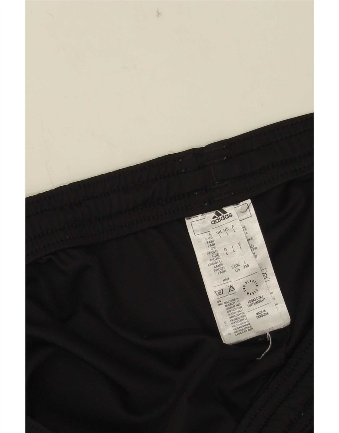 Adidas Aeroready Sportsshorts til mænd store sorte polyester
