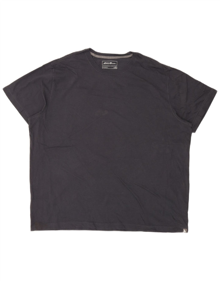 EDDIE BAUER Herre T-Shirt Top 2XL Marineblå Bomuld