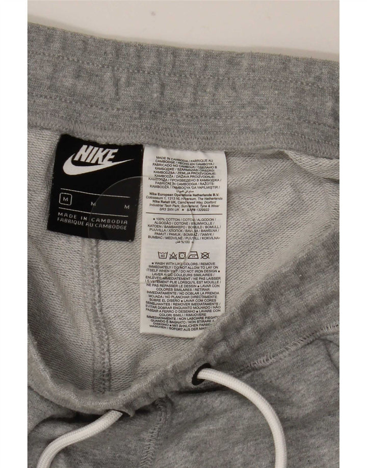 Nike grafiske sportsshorts til mænd mellemgrå flækket bomuld