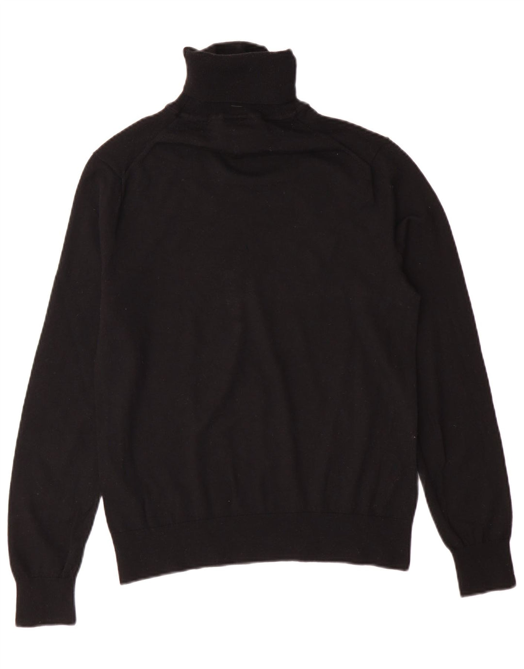 Armani Exchange Herre Roll Neck Jumper Sweater Small Black Virgin Wool