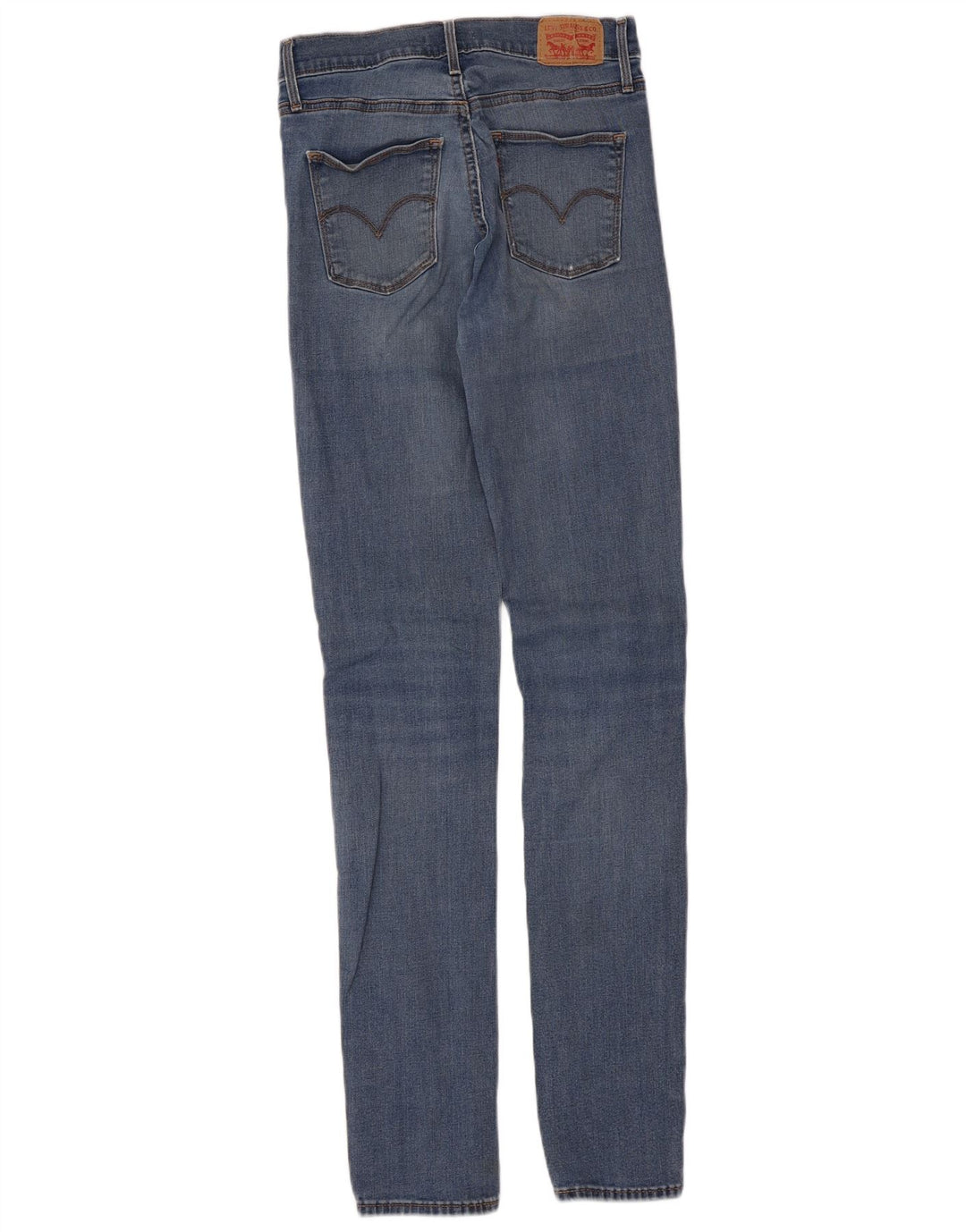 Levi's Dame Slankende Skinny Jeans W27 L34 Blå Bomuld