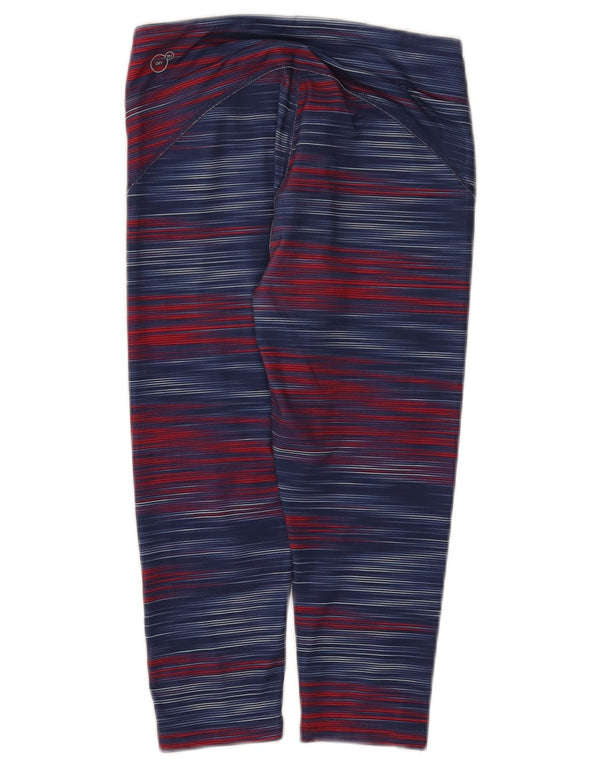 Puma Dame Capri Leggings UK 8 Small Multicolored Striped