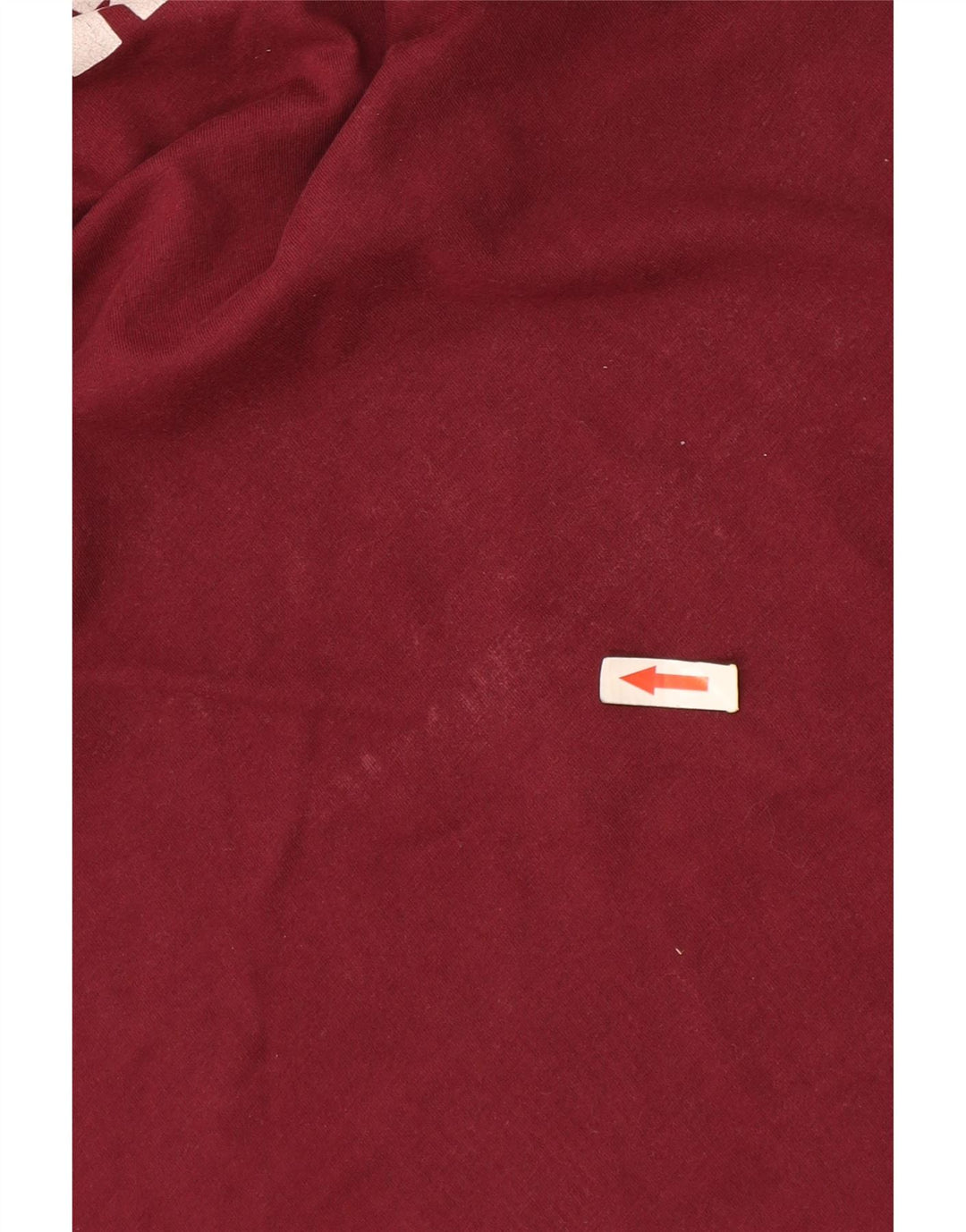 Converse Herre grafisk T-shirt Top Stor Bourgogne Bomuld