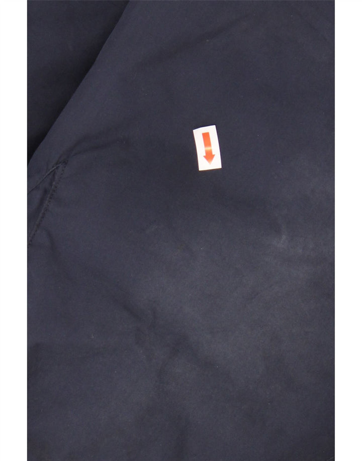 FILA Mens Windbreaker Jacket UK 44 2XL Navy Blue Polyester Vintage Fila and Second-Hand Fila from Messina Hembry 