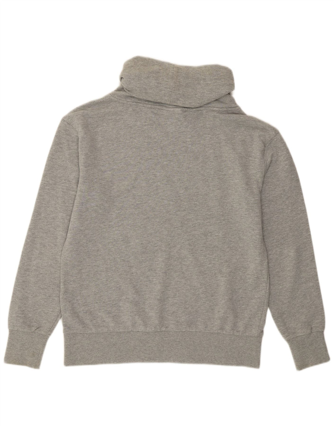 DIADORA Dame Rullehals Sweatshirt Jumper UK 14 Medium Grey
