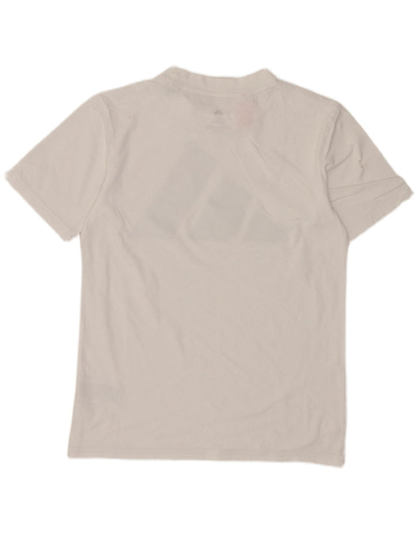 Adidas drenge grafisk t-shirt top 13-14 år stor hvid bomuld