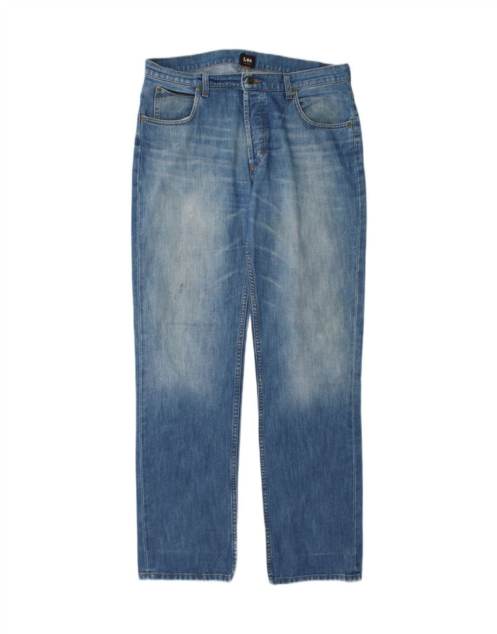 LEE Mens Seattle Straight Jeans W36 L34 Blue Cotton Vintage Lee and Second-Hand Lee from Messina Hembry 