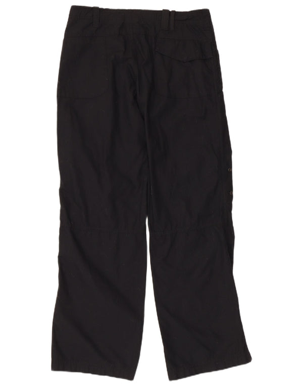 Nike Dame Straight Cargo Trousers UK 8 Small W32 L29 Black Bomuld