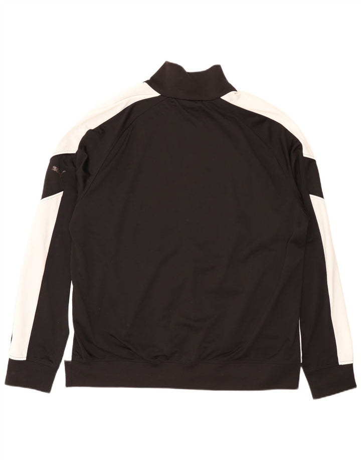 Puma Træningsdragt til mænd Topjakke XL Sort Colourblock Polyester
