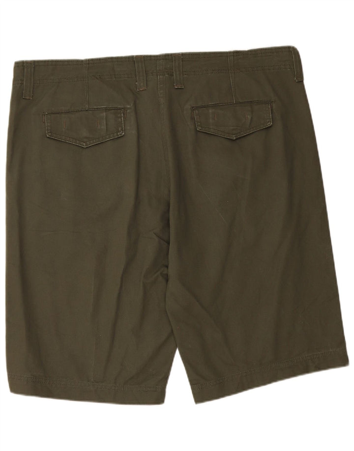 VINTAGE Mens Chino Shorts W38 XL Khaki Cotton