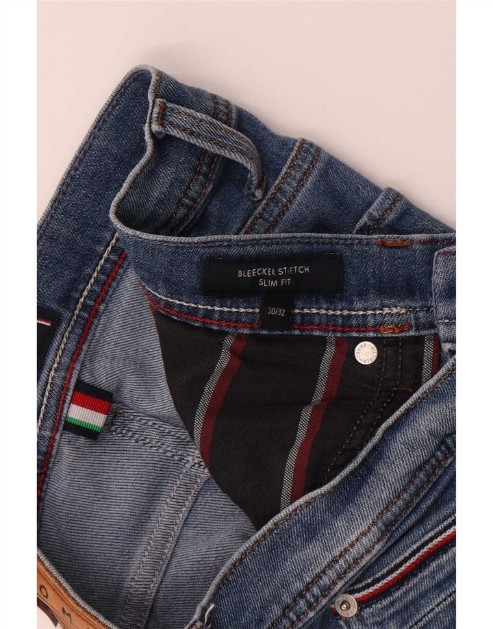 Tommy Hilfiger Dame Bleecker Slim Jeans W30 L32 Blå Bomuld