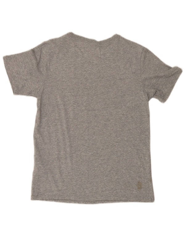 Nike Mens Dri Fit Graphic T-Shirt Top Small Grey Cotton