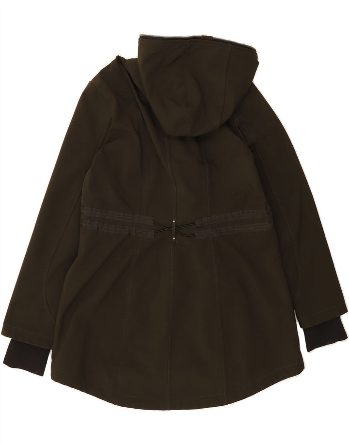 FRENCH CONNECTION Womens Hooded Parka Jacket UK 14 Large Khaki Vintage French Connection and Second-Hand French Connection from Messina Hembry 