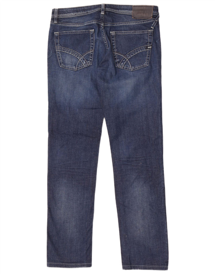 Gas Dame Albert Slim Jeans W32 L31 Blå Bomuld