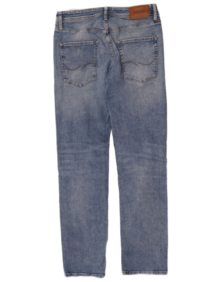 Jack & Jones Herre Clark Slim Jeans W33 L34 Blå Bomuld