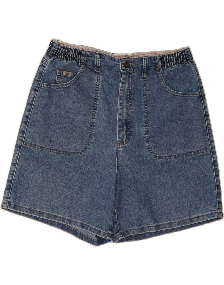 LEE Womens High Waist Denim Shorts W32 Large  Blue Vintage Lee and Second-Hand Lee from Messina Hembry 