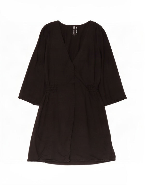 Zara Dame A-Line Kjole UK 6 XS Sort