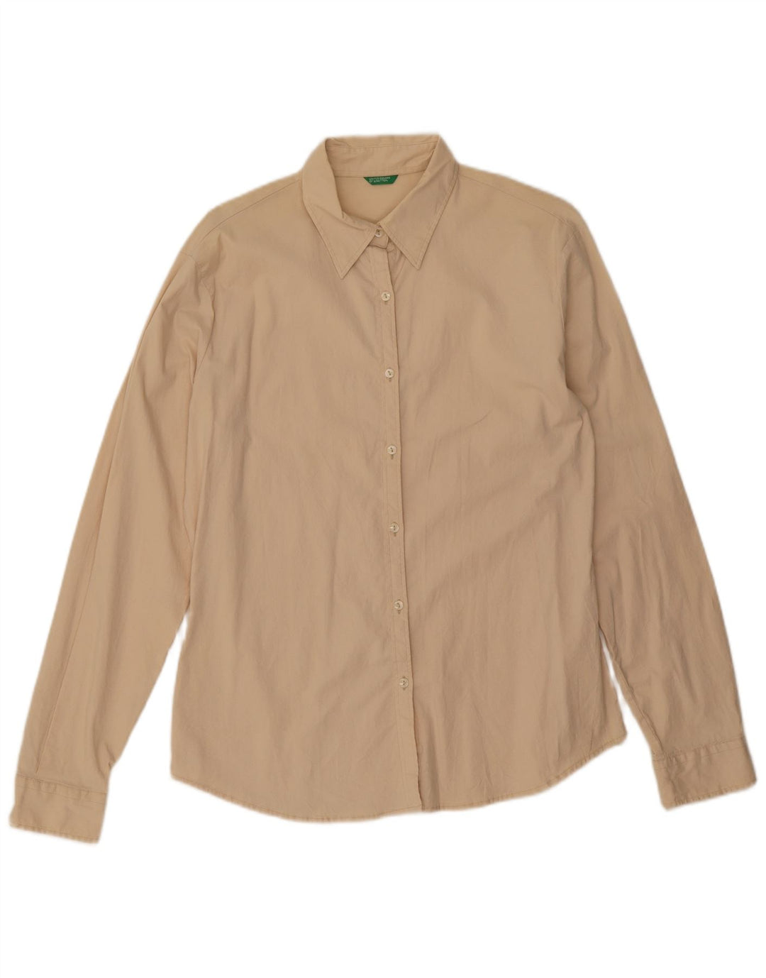 Benetton Dameskjorte UK 16 Large Beige