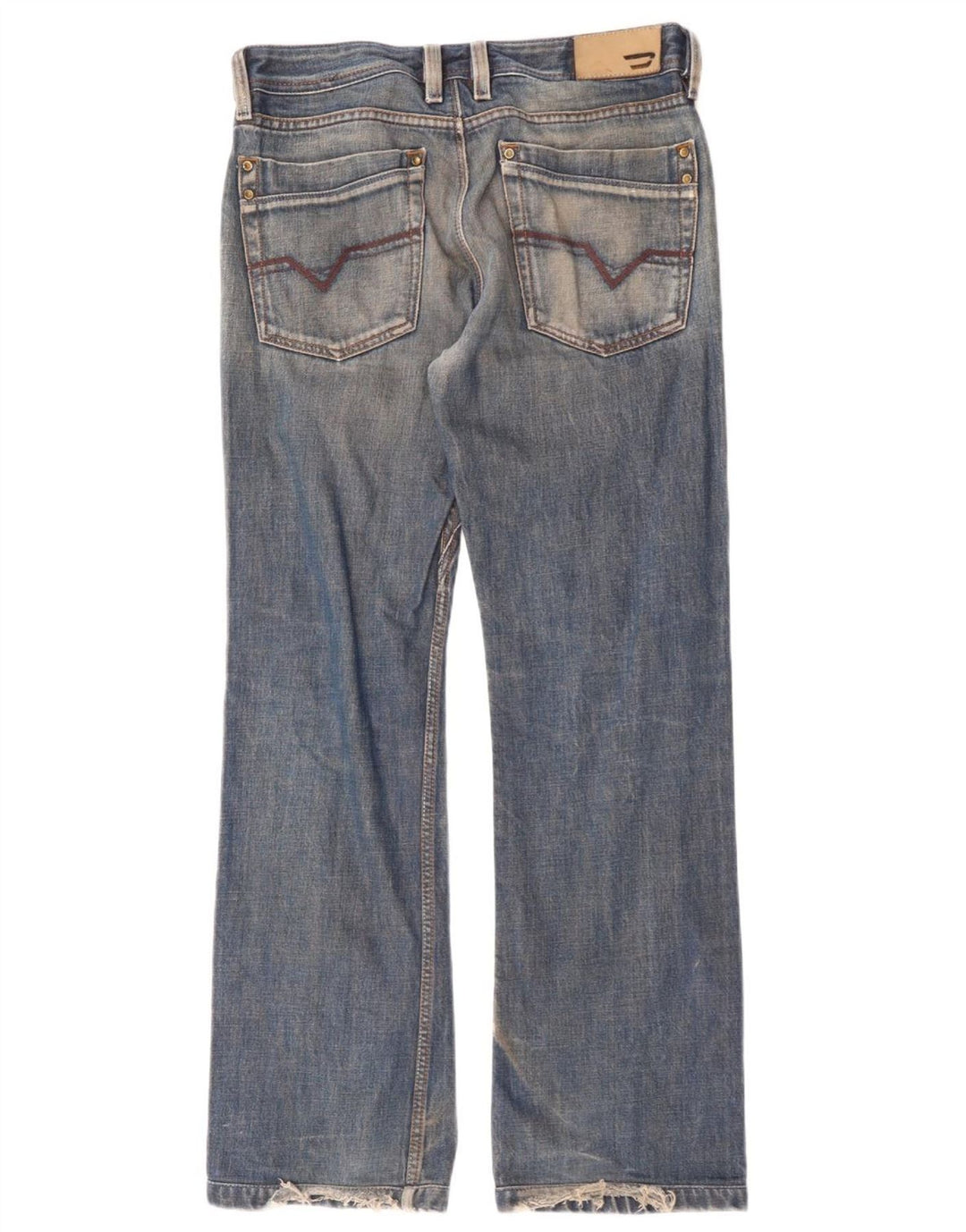 Diesel Herre Bootcut Jeans W29 L30 Blå Bomuld