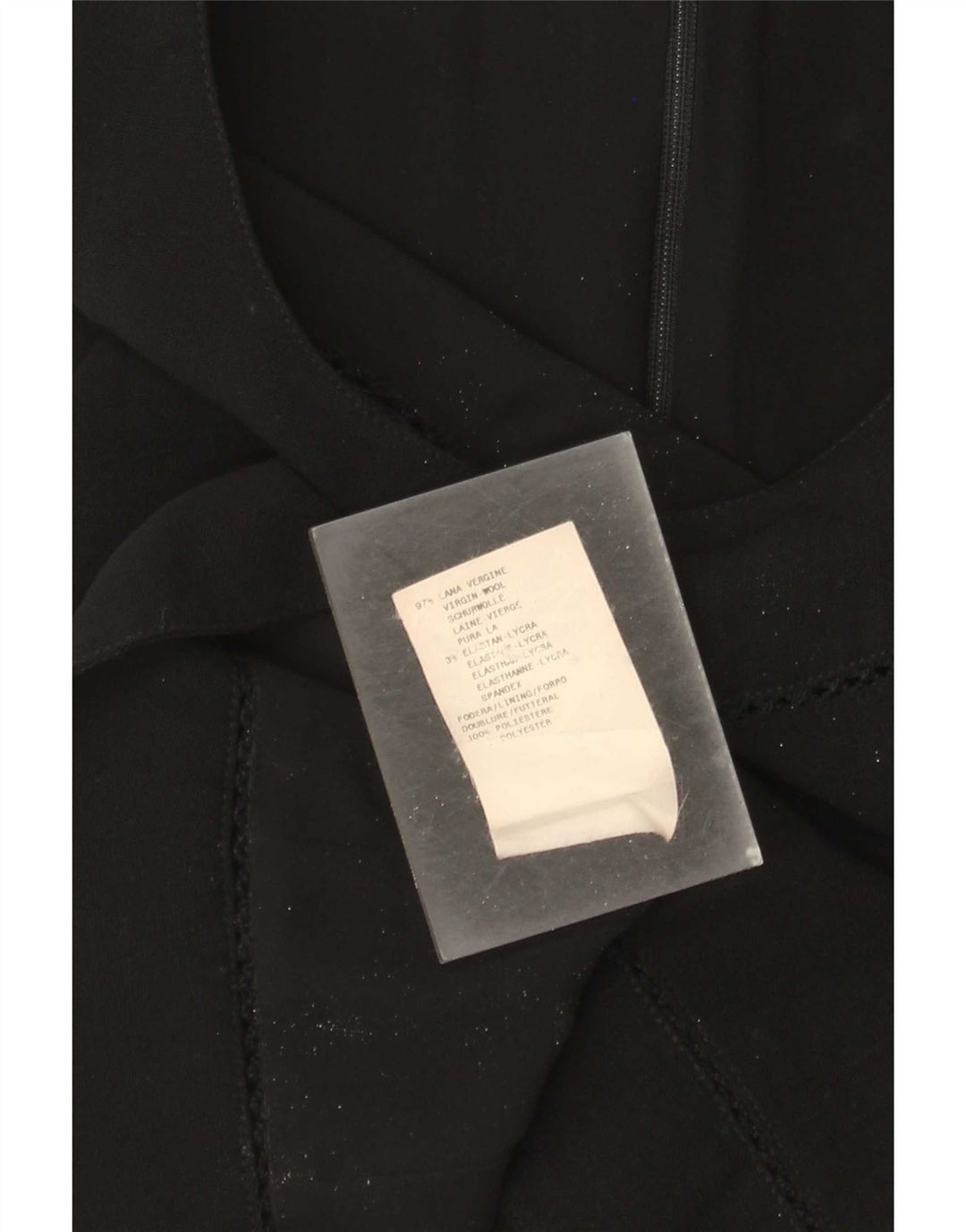 Emporio Armani Dame Crop Halter Top IT 46 Stor Sort Uld