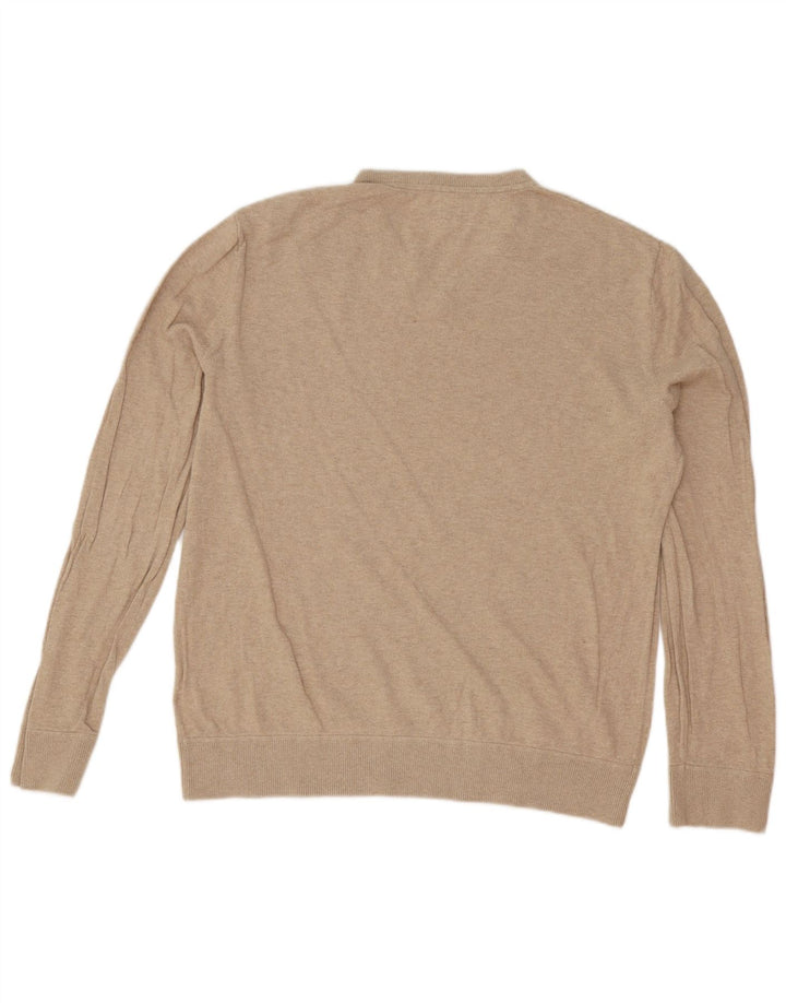 Gap Herre V-hals sweater Stor Beige Bomuld