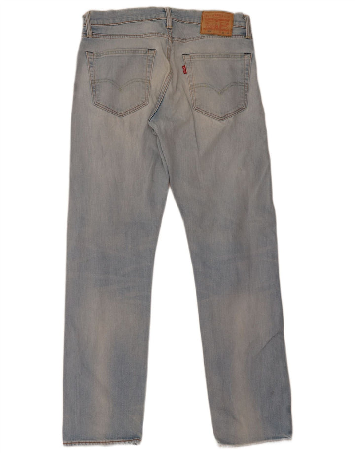 Levi's Herre 504 Straight Jeans W31 L32 Blå Bomuld
