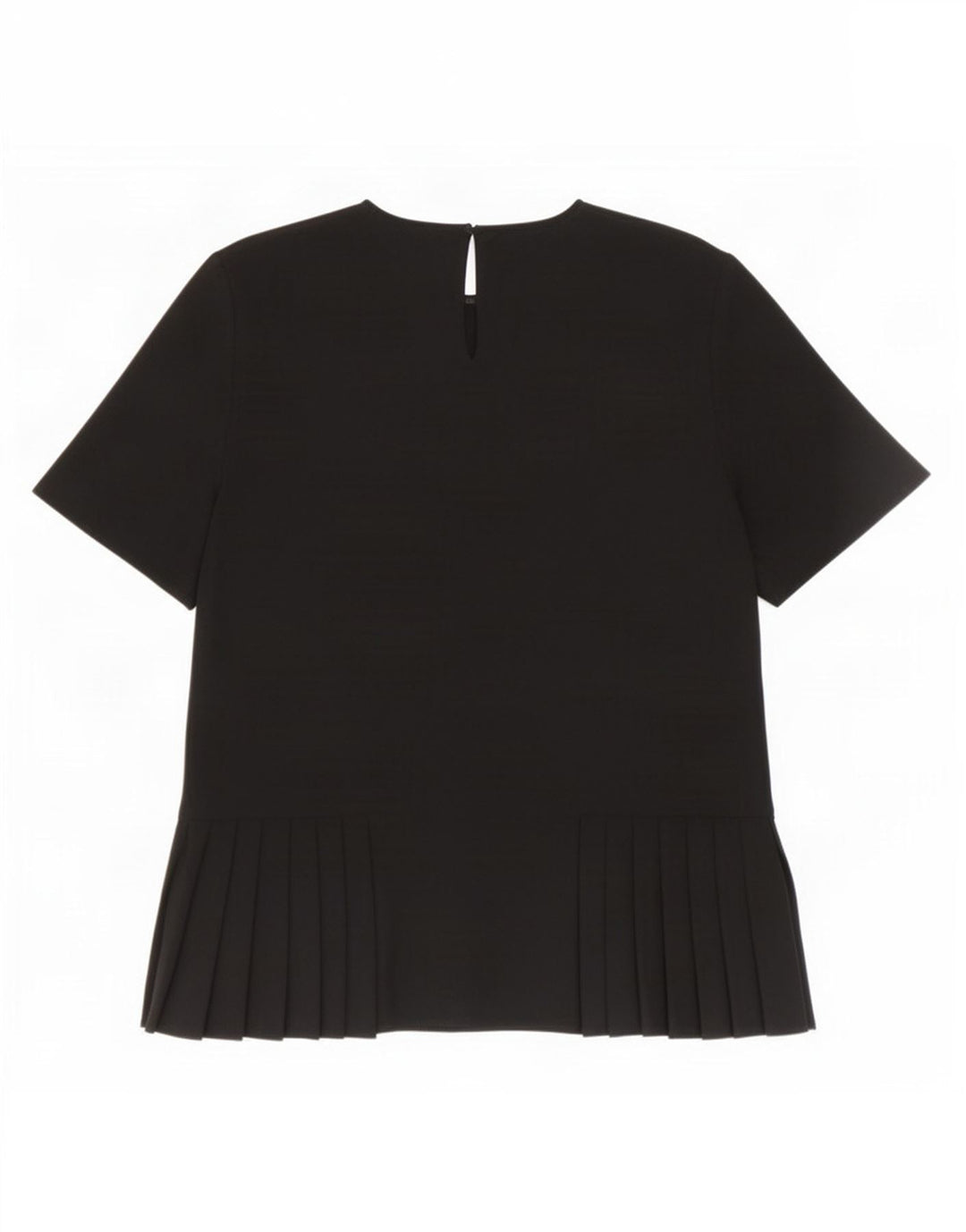 Zara Dame Bluse Top UK 10 Lille Sort