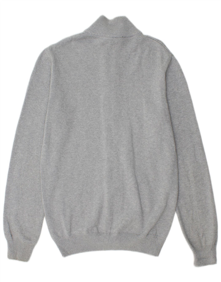 CREW TØJ Herre cardigan sweater Medium Grå Bomuld