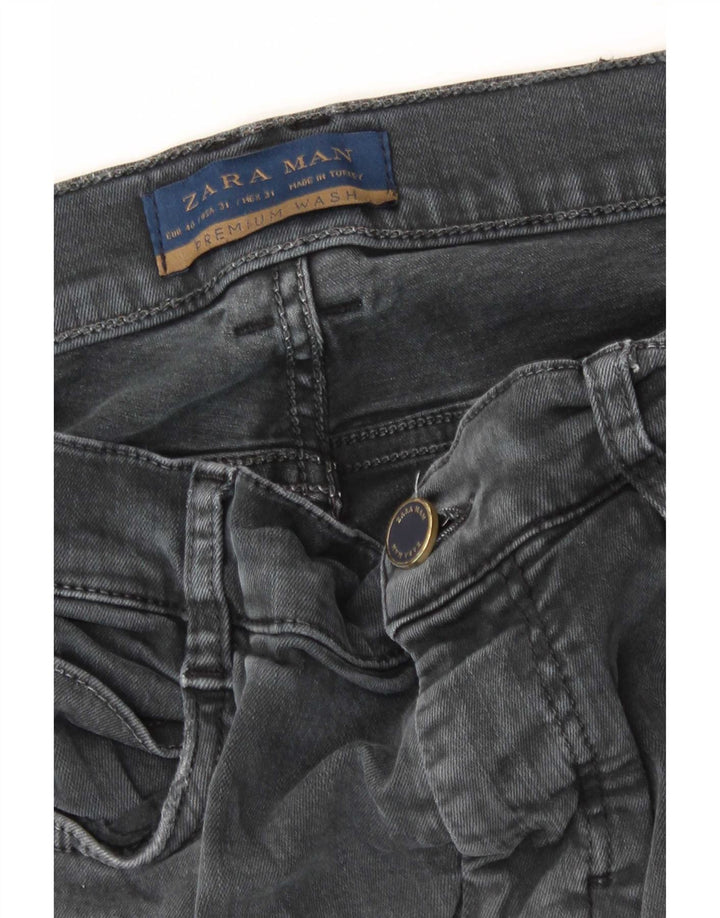Zara Herre Skinny Jeans EU 40 Medium W31 L31 Grå