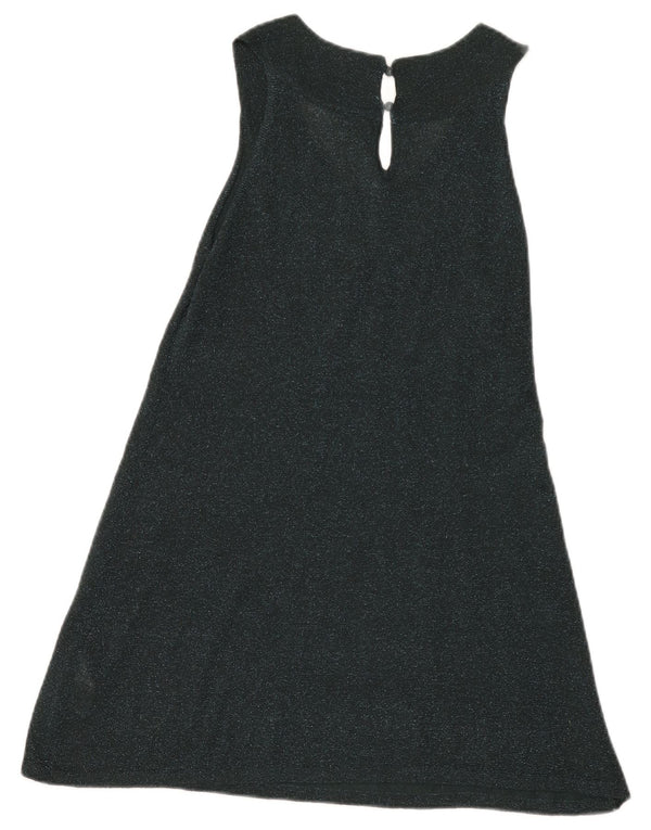 Topshop ærmeløs basiskjole til kvinder UK 14 Medium Green Viscose