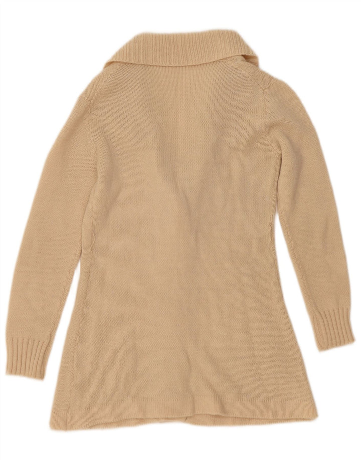 Vintage dame cardigan sweater UK 12 Medium Off White