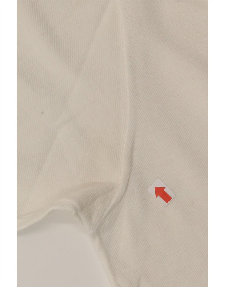 TRUSSARDI Mens Polo Shirt XL White Cotton Vintage Trussardi and Second-Hand Trussardi from Messina Hembry 