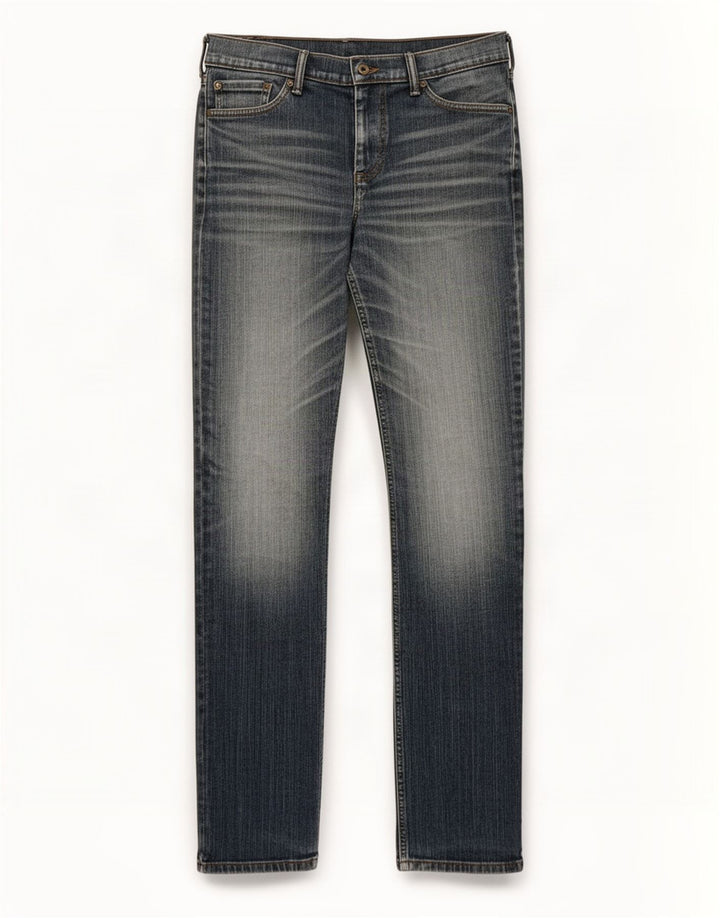 Levi's Herre 514 Straight Jeans W32 L34 Blå Bomuld
