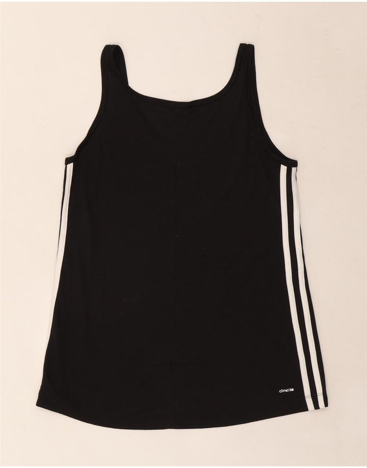 ADIDAS Dame Climalite Vest Top UK 8/10 Small Black