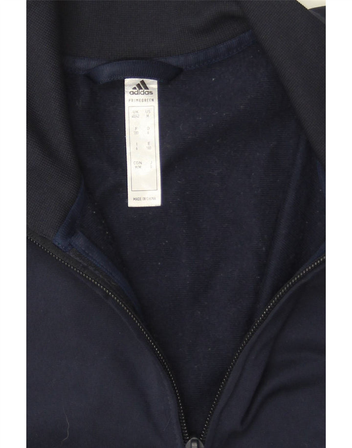 Adidas Herre Primegreen Træningsdragt Topjakke UK 40/42 Medium Navy Blue
